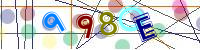 Blue Captcha Image