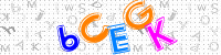 Blue Captcha Image