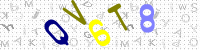 Blue Captcha Image