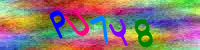 Blue Captcha Image