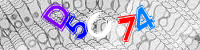 Blue Captcha Image