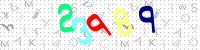 Blue Captcha Image