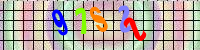 Blue Captcha Image