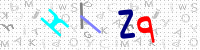 Blue Captcha Image