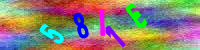 Blue Captcha Image