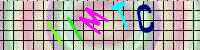Blue Captcha Image