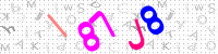 Blue Captcha Image