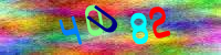 Blue Captcha Image