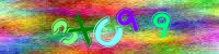 Blue Captcha Image