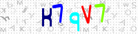 Blue Captcha Image