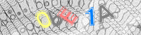 Blue Captcha Image