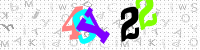 Blue Captcha Image