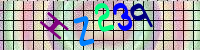 Blue Captcha Image