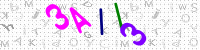 Blue Captcha Image