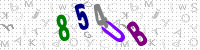 Blue Captcha Image