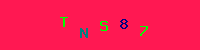 Blue Captcha Image