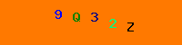 Blue Captcha Image