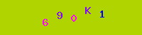 Blue Captcha Image