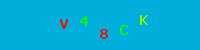 Blue Captcha Image