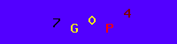 Blue Captcha Image