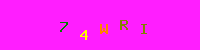 Blue Captcha Image