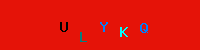 Blue Captcha Image