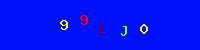 Blue Captcha Image