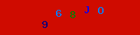 Blue Captcha Image