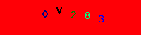 Blue Captcha Image