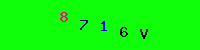 Blue Captcha Image