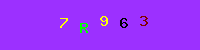 Blue Captcha Image