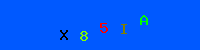Blue Captcha Image