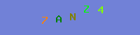 Blue Captcha Image