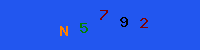 Blue Captcha Image
