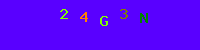 Blue Captcha Image