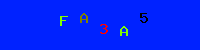Blue Captcha Image