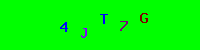Blue Captcha Image