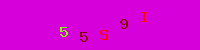 Blue Captcha Image