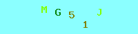 Blue Captcha Image