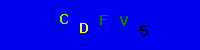 Blue Captcha Image