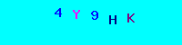 Blue Captcha Image