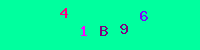 Blue Captcha Image