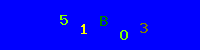 Blue Captcha Image