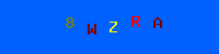 Blue Captcha Image