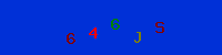 Blue Captcha Image