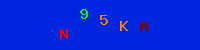 Blue Captcha Image