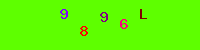Blue Captcha Image