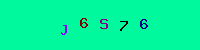 Blue Captcha Image