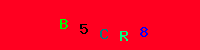 Blue Captcha Image