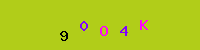 Blue Captcha Image